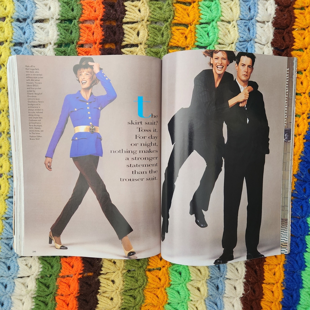 Vintage Vogue Magazine Madonna October 1996 Issue - Picture 4 of 11